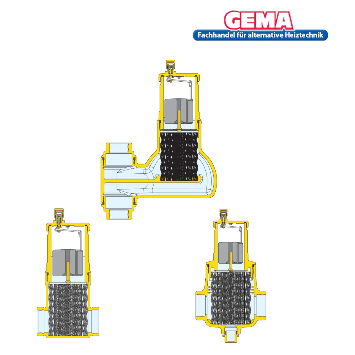 Caleffi Discal Mikroblasenabscheider für Solarthermie - Image 2