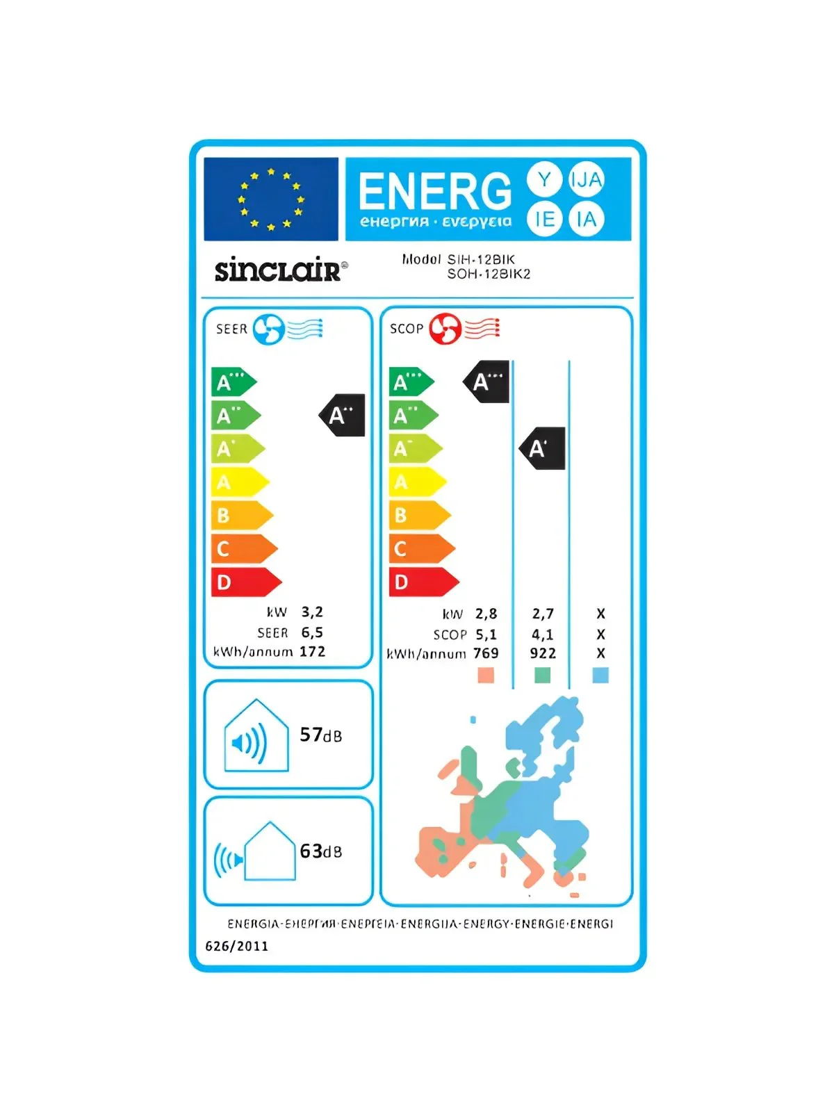 Keyon Split-Klimaanlage YAA1FB6 mit Frostschutz Funktion - Image 6