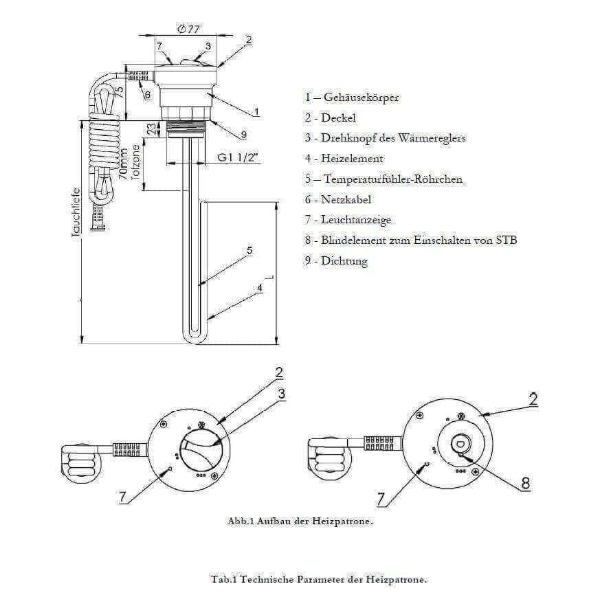 Durchlauferhitzer MDC 400 plus Elektroheizstab 6 kW - Image 11