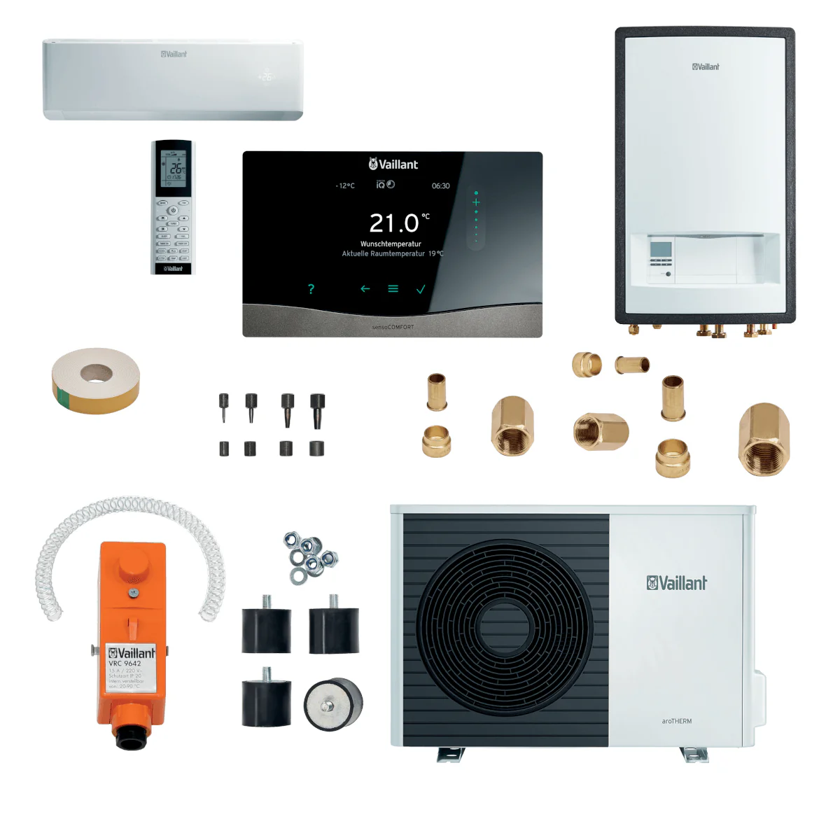 Vaillant Wärmepumpe plus Klima Split | Paket 4.0601 aroTHERM Split